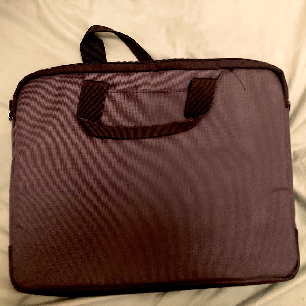 Dell Brown Laptop Bag Minimalist Design